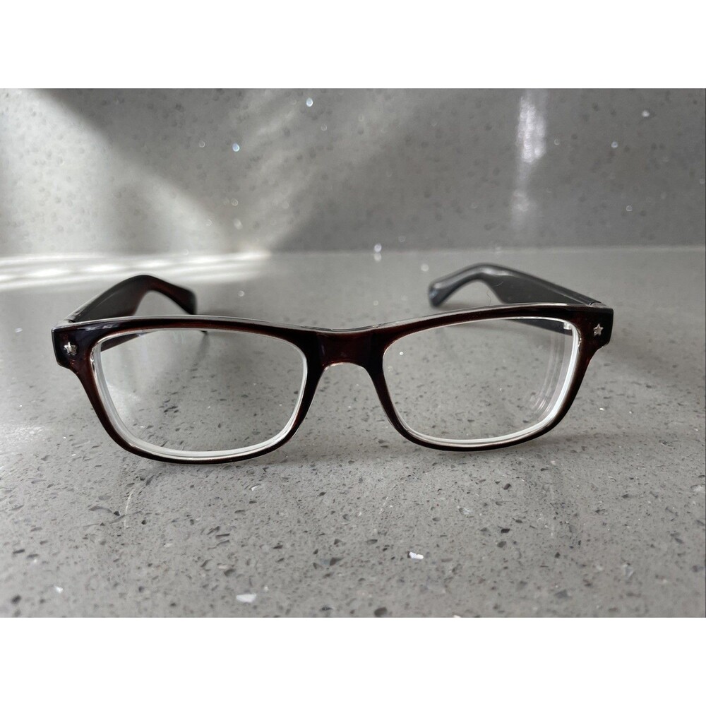 ZENNI Eyeglasses Frames 820415 Brown Black Full rim square